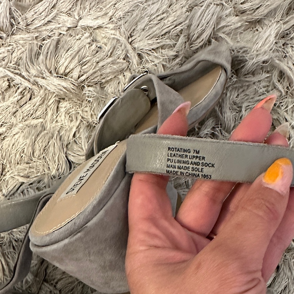 Steve Madden ROTATING GREY SUEDE - Picture 11 of 11